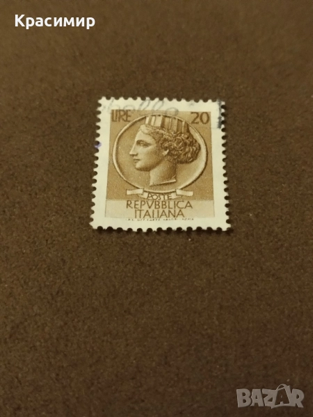 Пощенска марка Италия , снимка 1