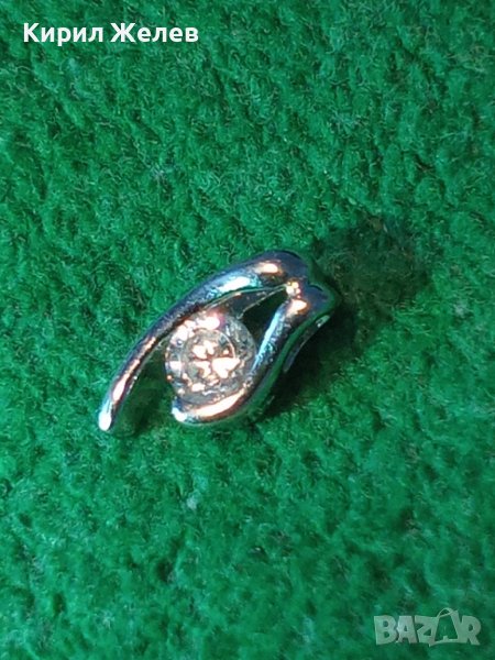 ПРЕКРАСНО СРЕБЪРНО МАРКОВО РОДИРАНО СРЕБРО 925 СКЪПОЦЕННО МЕДАЛЬОНЧЕ АРТ ПЕНДАНТ 27642, снимка 1