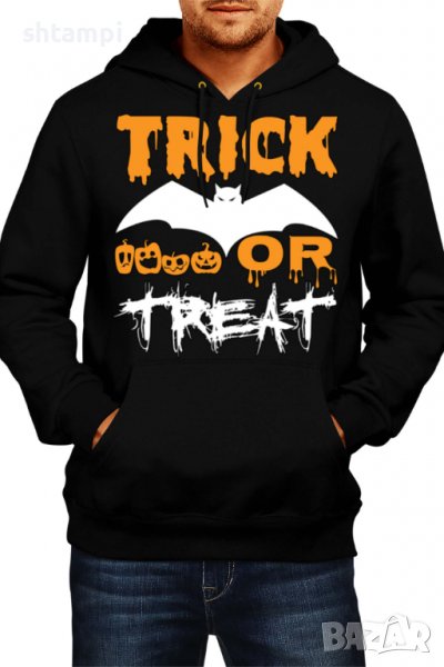 Мъжки Суитчър/Суитшърт Trick Or Treat 1,Halloween,Хелоуин,Празник,Забавление,Изненада,Обичаи,, снимка 1