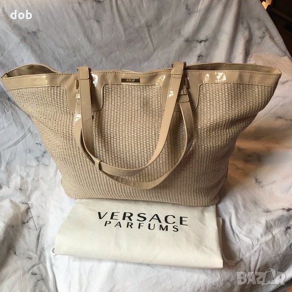 Нова чанта Versace Parfums large tote beach bag , снимка 1