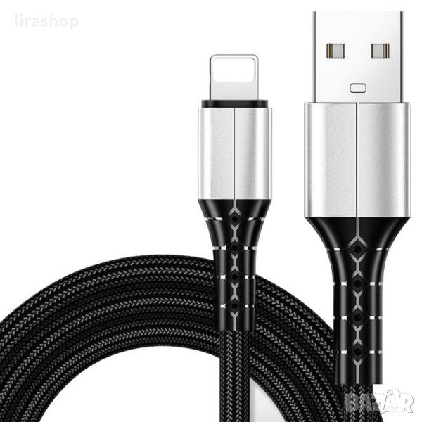 Кабел VCom Cable iPhone Lighting/USB data 2A 1m, снимка 1