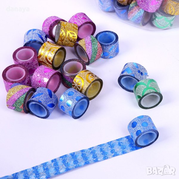 3961 Мини тиксо за декорация, 12 броя, снимка 1