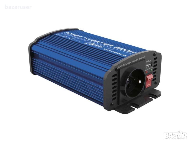 Преобразувател на напрежение EMOS 12V / 230V, 300W, USB, снимка 1