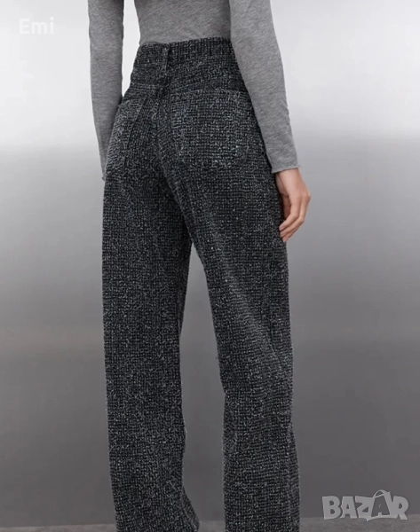 Сиви модерни дънки M размер, снимка 1