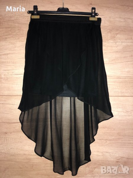 Черна пола Stradivarius, снимка 1