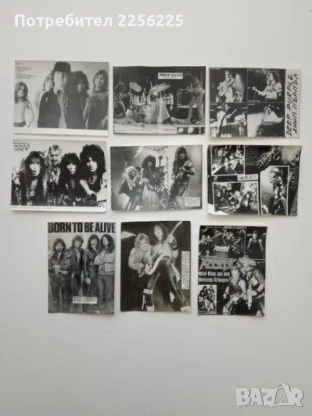 ЛОТ картички на метъл групи (лот 6), снимка 1