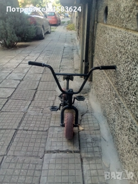 Mini bmx черно , червено и синьо, снимка 1