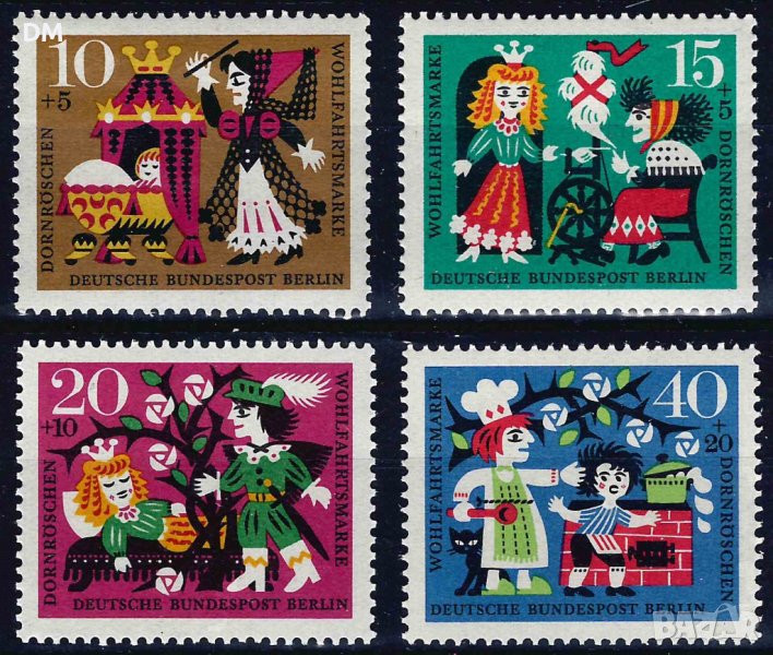 Германия /Западен Берлин/ 1964 - детски приказки MNH, снимка 1