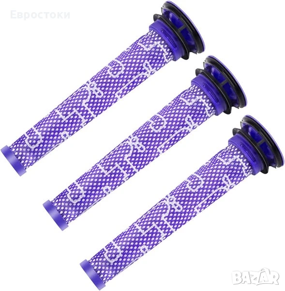 ARyee миещ се предфилтър, съвместим с прахосмукачки Dyson SV03 SV05 SV06 DC58 DC59 DC61 (3 броя), снимка 1