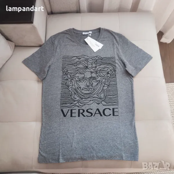 Тениска Versace Medusa сива, снимка 1