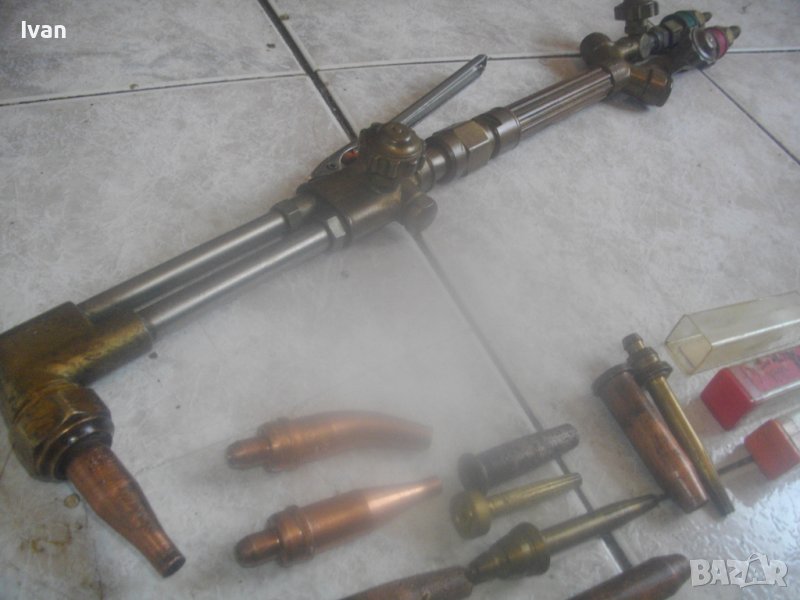 Made in USA-VICTOR-Резак За Осксижен/Газо-Кислородно-Ацетиленово/Рязане-59 см-С Комплект 7 Дюзи, снимка 1