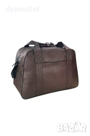 Firetrap - Мъжка чанта Quilted Holdall, цвят  тъмнокафяв, размери - 47x25x26.        , снимка 1