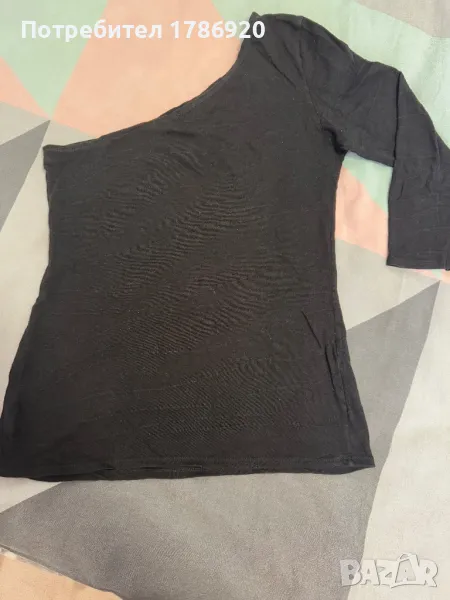 Стилна черна блуза Etam, снимка 1