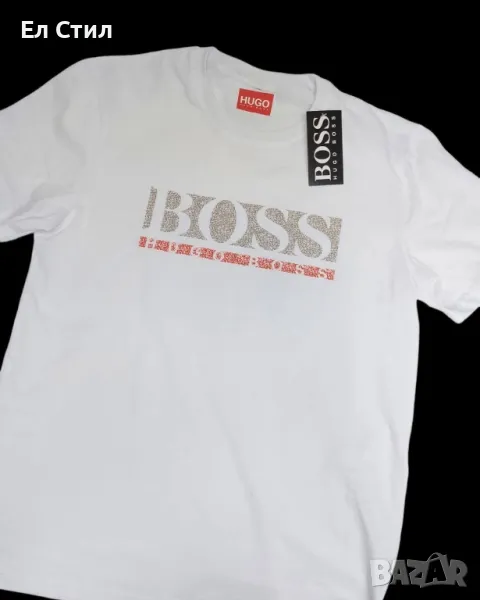 ⭐️Мъжки тениски.Цена 25.00лв.Лого DTF ПЕЧАТ
Не се напуква и цепи., снимка 1