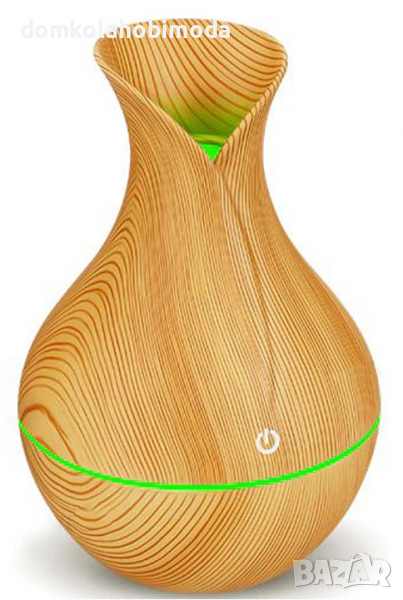 Ултразвуков овлажнител на въздуха с вградено осветление, Функция овлажняване и ароматерапия, 15х10, снимка 1