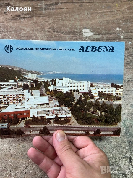 Рекламна картичка на Албена, снимка 1