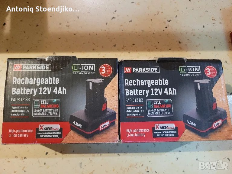 Батерия Parkside 12 волта 4 амперчаса Xteam , снимка 1