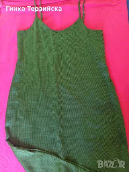 Сатенена рокля S, снимка 1