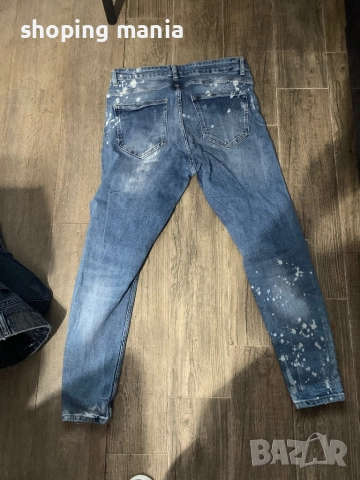 Дънки Zara черни и сини и блуза Lucy, снимка 10 - Дънки - 52875816