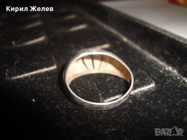 СРЕБЪРЕН АРТ ПРЪСТЕН МАЙСТОРСКА РЪЧНА ИЗРАБОТКА ВИНТИДЖ СТИЛ 17541, снимка 9 - Пръстени - 31309303