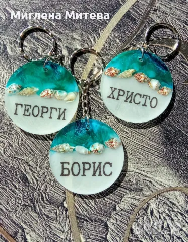 Ключодържатели от епоксидна смола 