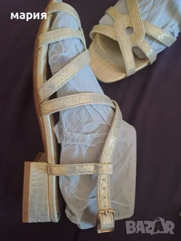 Dune  оригинални златни сандали, снимка 4 - Сандали - 47384261