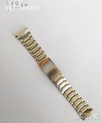 ОРИГИНАЛНА СТОМАНЕНА ВЕРИЖКА ЗА ЧАСОВНИК SEIKO.СТОМАНЕНИ ВЕРИЖКИ ЗА ЧАСОВНИЦИ СЕЙКО ИЗВИТИ ПЛАСТИНИ, снимка 2 - Каишки за часовници - 51615248