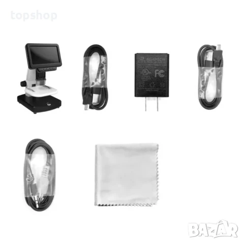 ЗАПЕЧАТАН, НЕОТВАРЯН, буквално нов преносим многофункционален цифров микроскоп YS020 5", снимка 2 - Друга електроника - 50552487