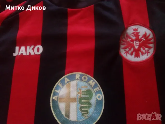 Айнтрахт Франфурт маркова футболна тениска Джако спонсор Алфа Ромео размер С, снимка 4 - Футбол - 47464589