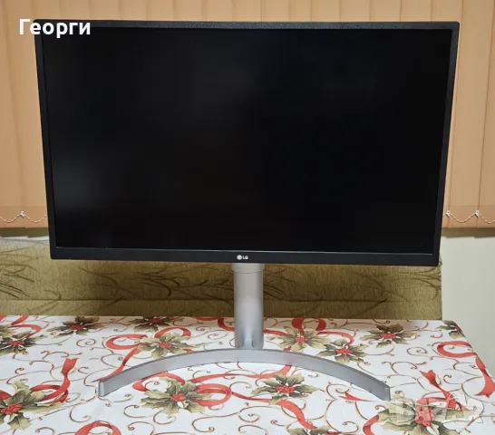 Монитор LG 27UL550-W - 27 инча, IPS матрица, снимка 3 - Монитори - 47500809