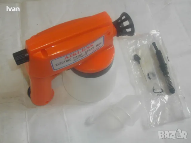 НОВ ЕЛЕКТРИЧЕСКИ БОЯДЖИЙСКИ ПИСТОЛЕТ СТАРО КАЧЕСТВО С РЕЗЕРВНИ ЧАСТИ AIRLESS Made in Taiwan, снимка 11 - Други инструменти - 49680443