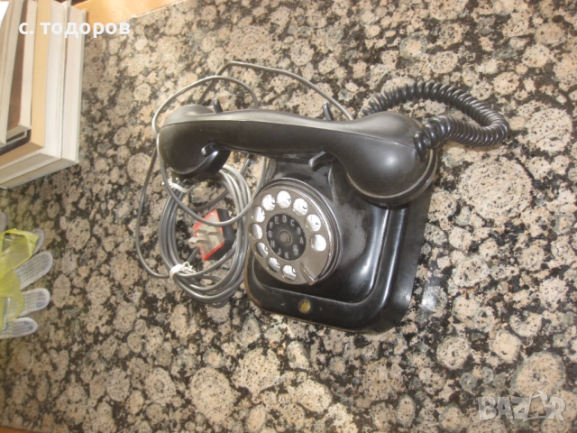 Стар телефон Siemens & Halske Царство България, царски герб, снимка 5 - Антикварни и старинни предмети - 52175226