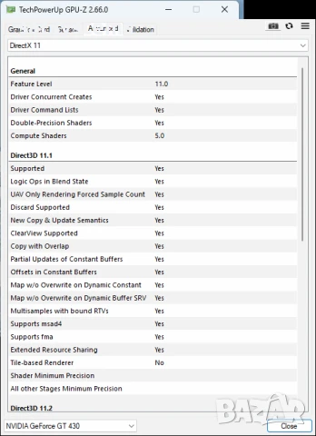 Видео карта NVidia GeForce Gigabyte GT430 HDMI 2048MB GDDR3 128bit PCI-E, снимка 13 - Видеокарти - 50505143