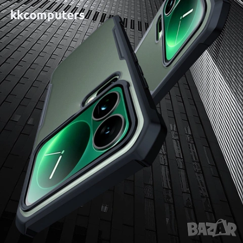 XUNDD Прозрачен Калъф за Xiaomi 17 Pro - TPU+Акрил, Airbag, 0.8mm защита, Черен, снимка 10 - Резервни части за телефони - 53888648