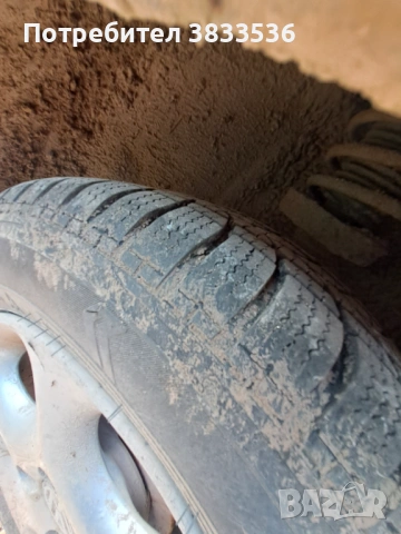 VW 4X100 ал.джанти със зимни гуми., снимка 3 - Гуми и джанти - 54274146