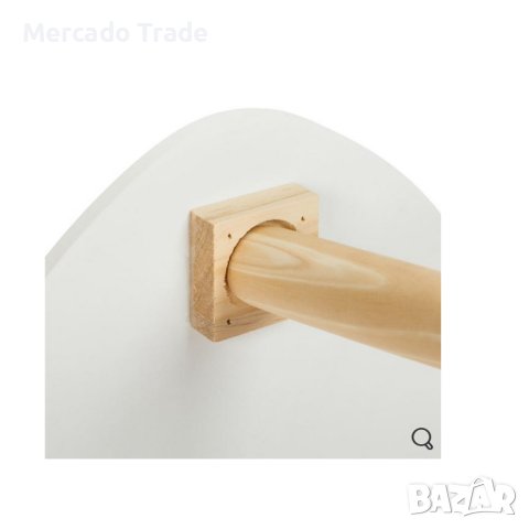 Декоративна помощна маса Mercado Trade, Триъгълна, Бяла, снимка 2 - Маси - 42812079