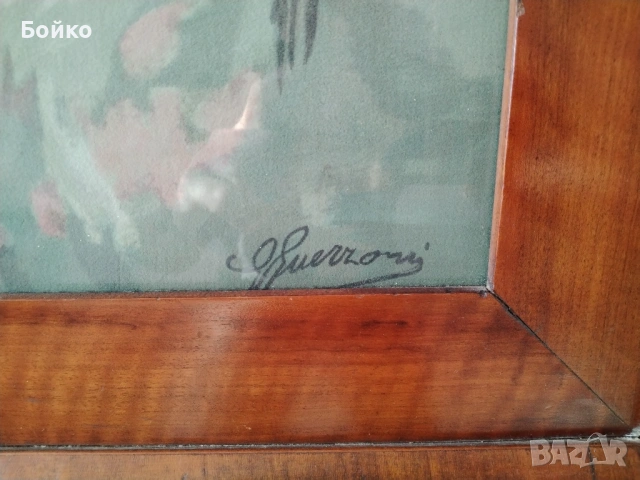 Антикварна картина, снимка 4 - Картини - 53881396