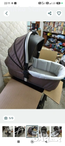 Комбинирана бебешка количка 3 в 1 Chipolino Up&Down, снимка 5 - Детски колички - 54306379