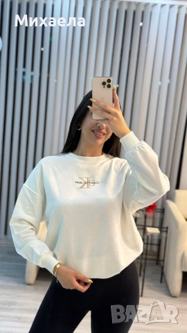 Дамски плътни, памук блузи CK - 20.90 € , снимка 2 - Спортни екипи - 53032871