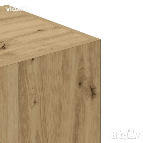 vidaXL Гардероб Artisan Дъб 80x52x180 cm Инженерна дървесина, снимка 7 - Гардероби - 56148241