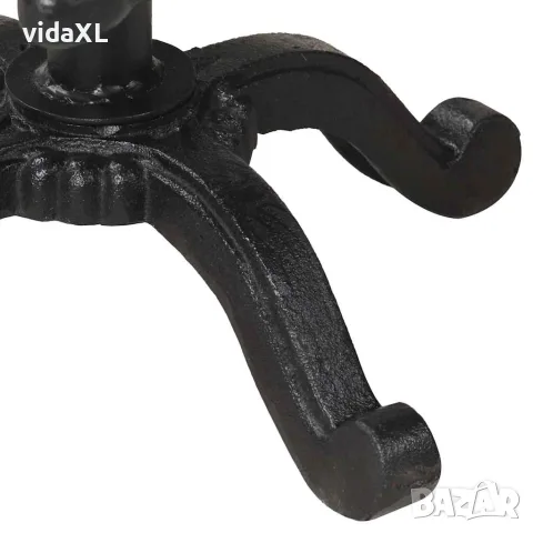 vidaXL Бар табуретка, черна, чугун, снимка 5 - Столове - 56146737