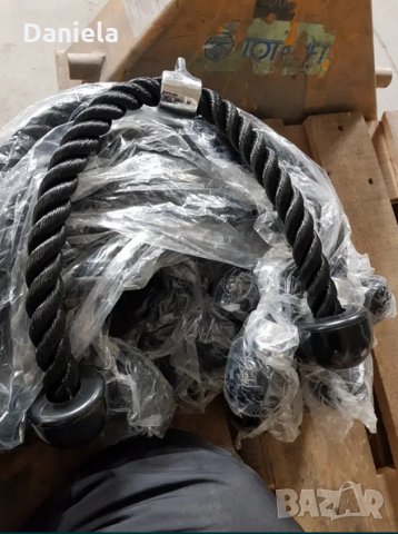 Професионално фитнес оборудване въже бицепс трицепс ръкохватка , снимка 3 - Фитнес уреди - 30898173