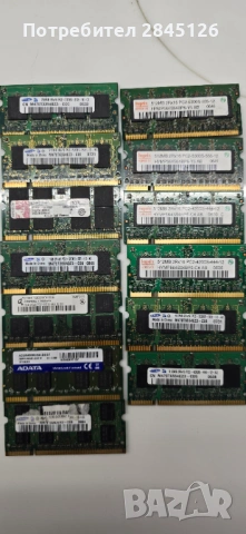 RAM памети за лаптоп DDR2 DDR3 SODIMM, снимка 2 - RAM памет - 54085844