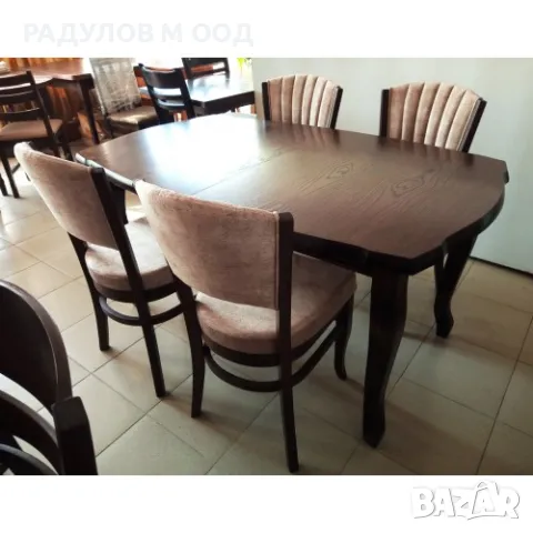 Маса Таня с 4 стола /90097-1, снимка 2 - Маси - 49685171