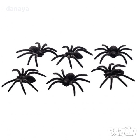 6157 Страшни изкуствени паяци за Хелоуин, 6 броя