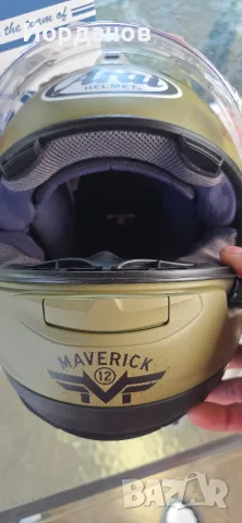 Каска Arai RX-7 EVO размер L Maverick 2026, снимка 12 - Мотоциклети и мототехника - 55742857