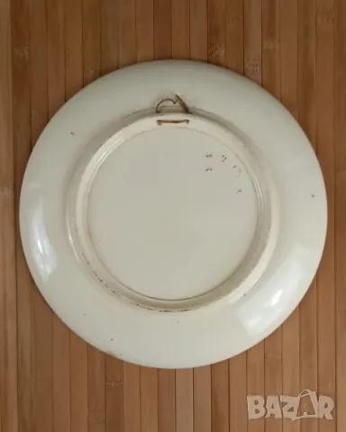 Стара чиния за стена – Rudolph Ditmar, Znaim, Австрия, снимка 6 - Антикварни и старинни предмети - 50113414