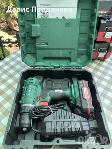 Акумулаторен винтоверт Parkside X 20V Team, снимка 3 - Винтоверти - 55776384