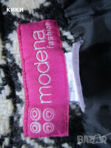 Дамско черно палто ЕКО кожа/косъм/, снимка 18 - Палта, манта - 34857173