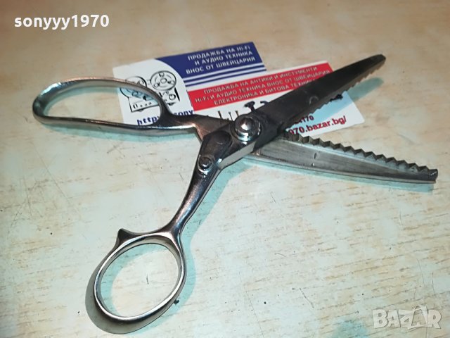 зиг-заг ножица АНТИКА, снимка 2 - Антикварни и старинни предмети - 29418356